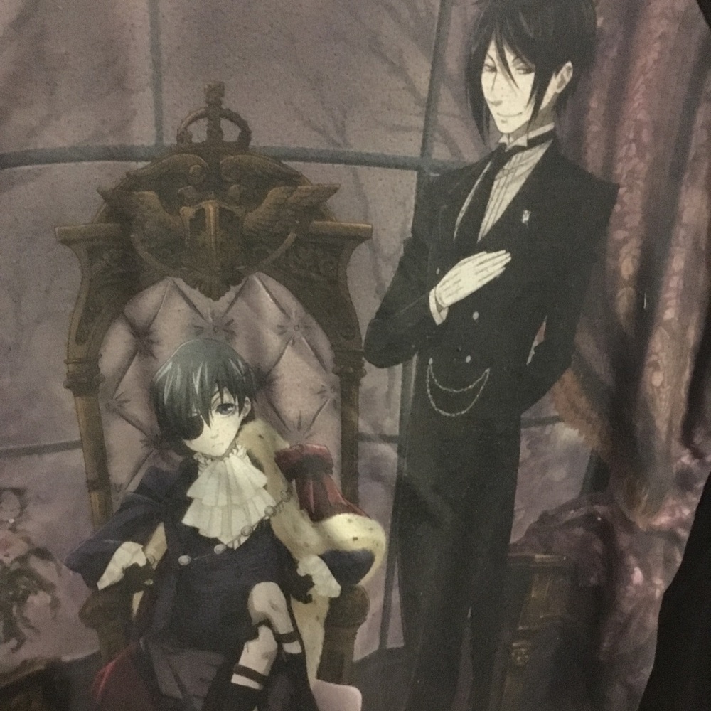 Hot Topic Black Butler Shirt